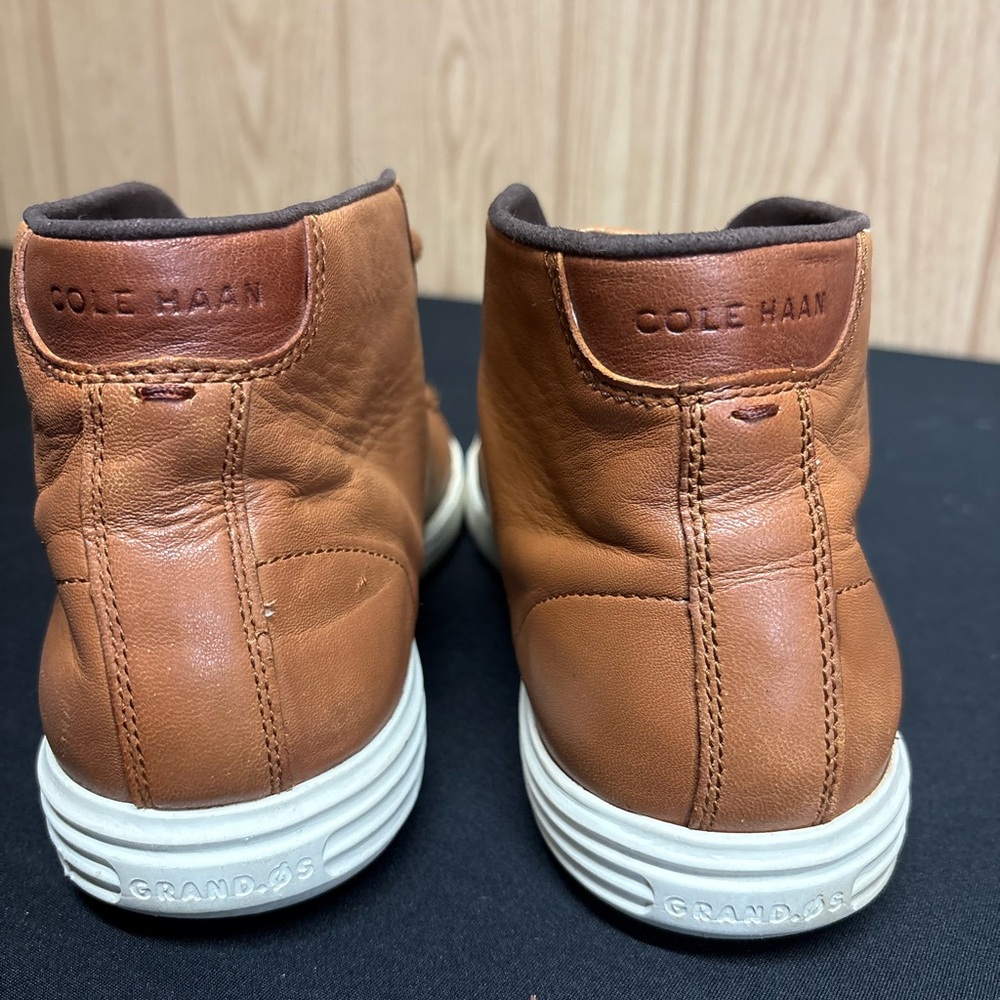 Cole Haan Tan Chukka Boots Leather Classic